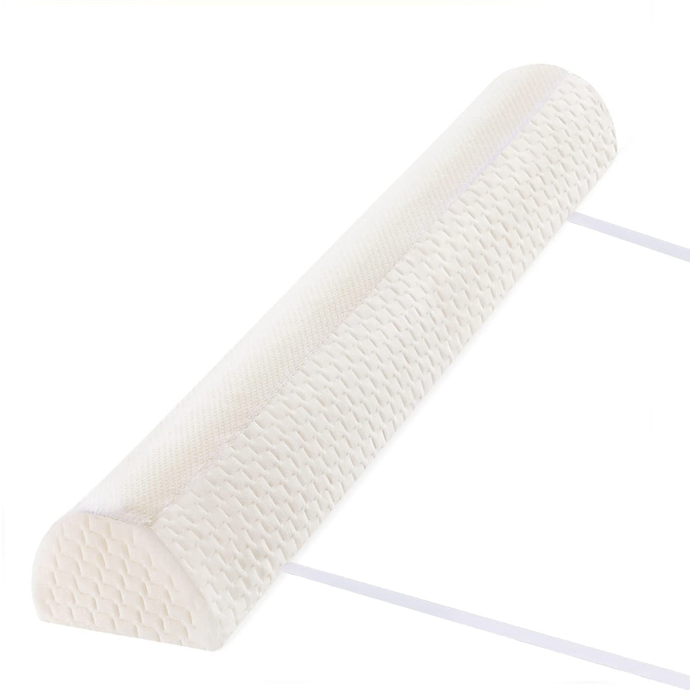UBBCARE bed-rail guard 66in mounted on bed provides a secure sleeping barrier.