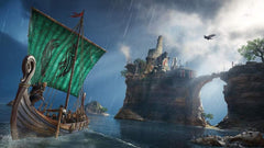 Ubisoft Assassin's Creed Valhalla Ultimate Edition splash art shows Norse battles