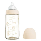 UBMOM All in One bottle with rotary handles improves stability when babies learn to grip.