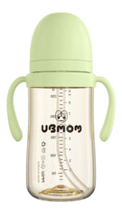 UBMOM sippy cup melon straw assembly shows easy replacement straw