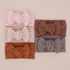 UeeSum headwrap waffle-knit cinnamon texture looks cozy for autumn