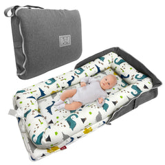 UGRASEA Baby Lounger close-up on soft cotton fabric for gentle skin comfort.