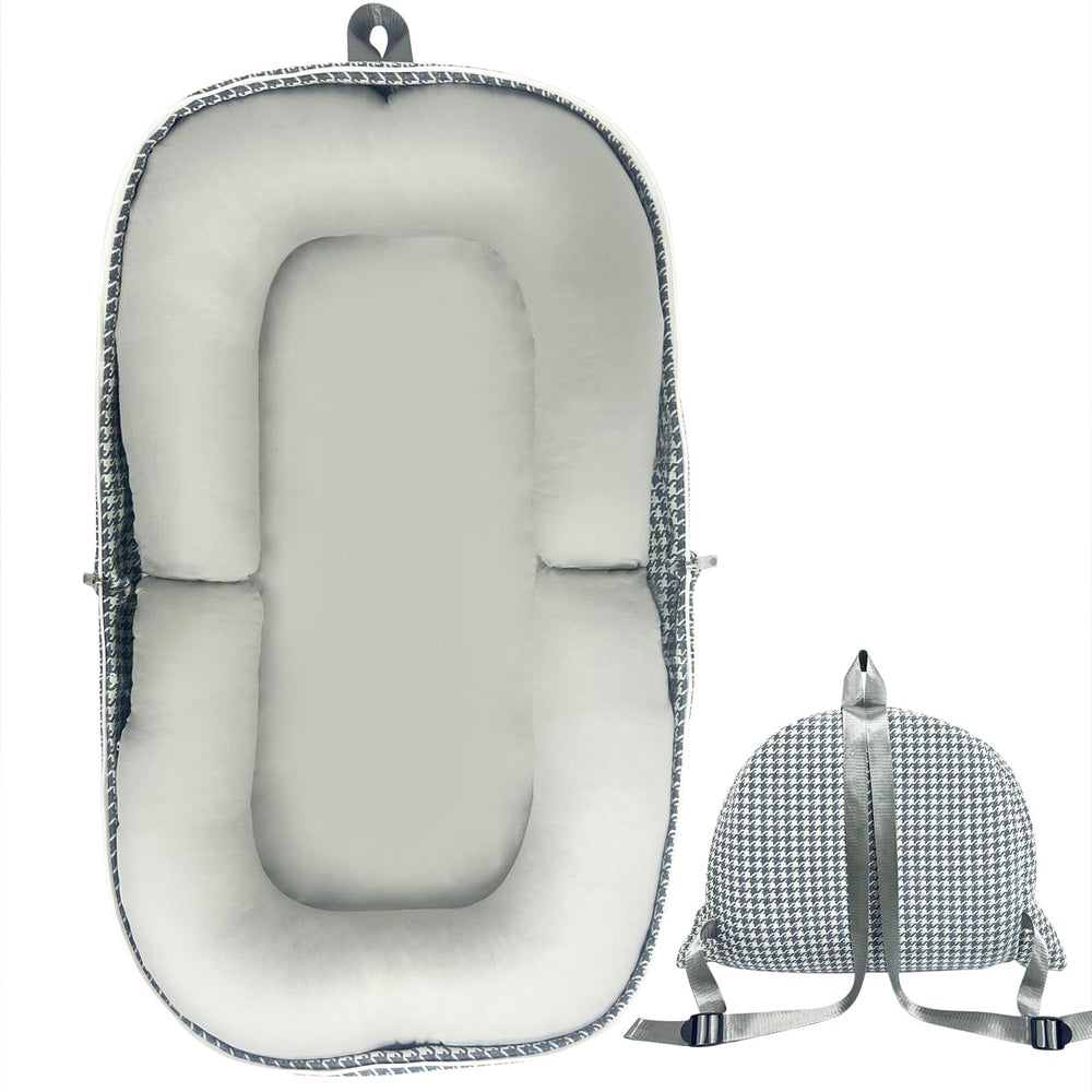 UGRASEA baby-lounger foldable-backpack demonstrates portable comfort for on-the-go parents