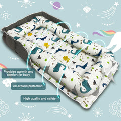 UGRASEA Baby Lounger wrap-around design supports secure bonding during playtime.