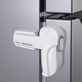 Uhimooi fridge lock dual-press safety for kid-proofing in busy kitchens.