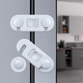 Uhimooi fridge lock with dual-sided opening keeps cabinets safe for kids and easy for adults.