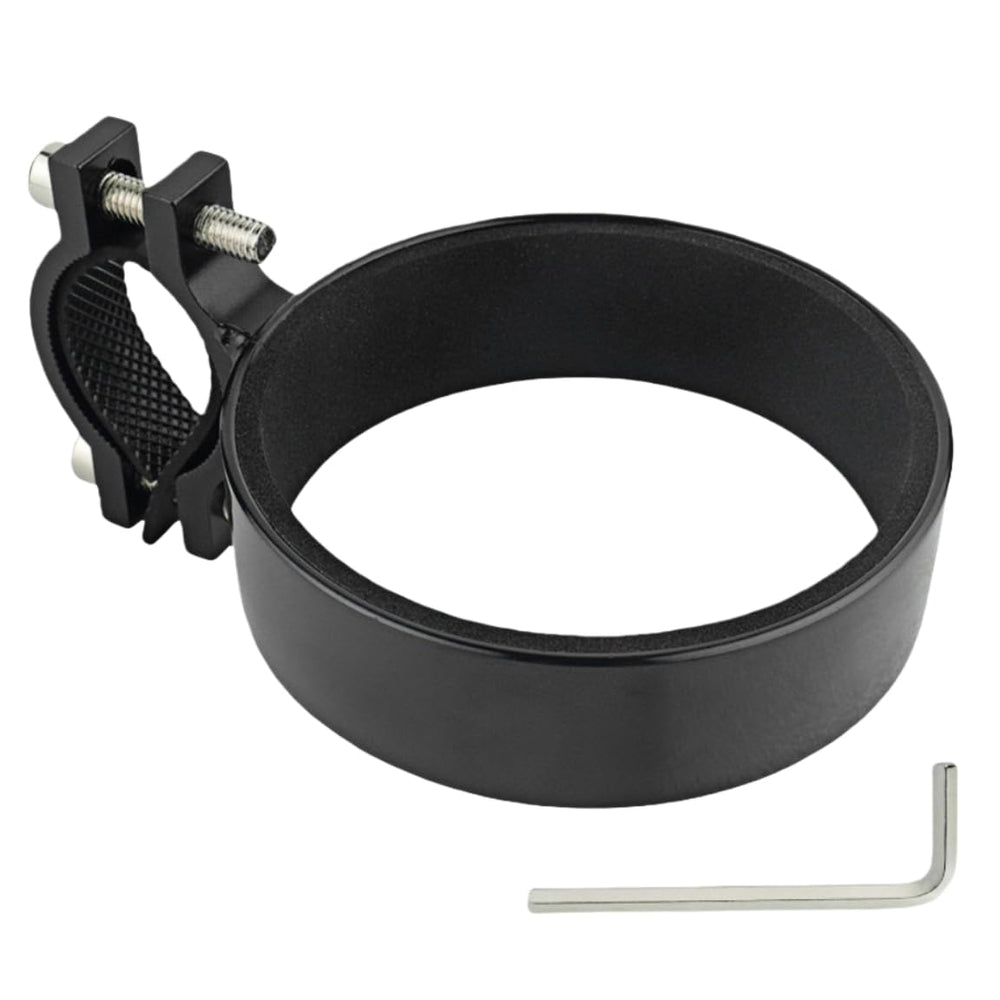 UIVXXUD Premium cup holder on A-size mount keeps beverages secure on the bike bar.