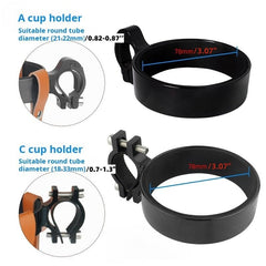 UIVXXUD aluminum alloy cup holder offers lightweight durability for long rides.