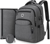 UKEIN diaper bag backpack front view with organized storage for baby essentials