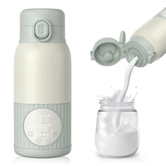 UKEXE portable bottle warmer front view highlighting compact design for on-the-go feeds