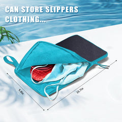 ULTAC Wet Bag full-open zipper design lies flat for easy packing