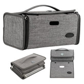 Ultimaxx portable ozone sterilizer bag in closed position for compact storage.