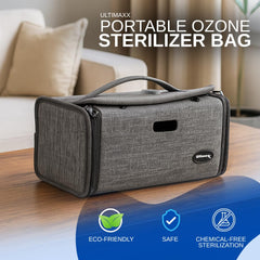 Ultimaxx sterilizer bag open showing easy loading space for items.
