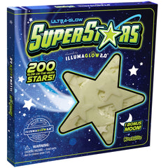 Ultra-Glow Super Stars safe, non-toxic materials are suitable for nurseries and kids’ rooms.