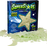 Ultra-Glow Super Stars glow stars kit installation enables quick bedroom setup and soft nighttime illumination.