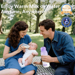 Umakep portable bottle warmer 2-minute quick heat for late-night feeds.