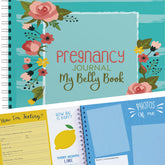 Unconditional ROSIE My Belly Book cover shows a durable hardcover for lasting memories.