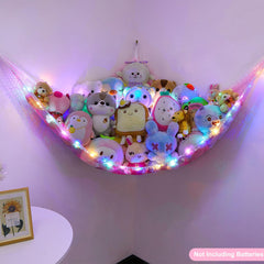 Unicorn Castle hammock with wall hooks is easy to mount.