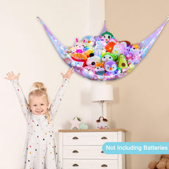 Unicorn Castle large-capacity toy organizer fits many plush toys in one spot