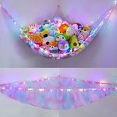 Unicorn Castle stuffed animals hammock with LED light adds cozy decorative glow