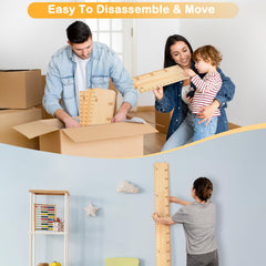 Unicorn Castle writable-area growth-record panel invites kids to log milestones.