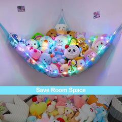 Unicorn Castle wall-mount setup with hooks saves floor space.