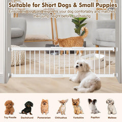 Unidevice dog gate width-extensions-16-44inch shows flexible opening fit for homes.