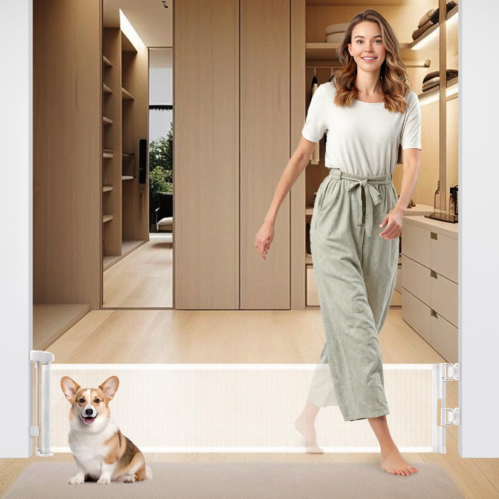 Unimaxlink pet gates 14in-height shows compact containment for small dogs.