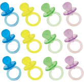 Unique mini pacifier favor 1inch close-up for easy party favors and keepsakes.