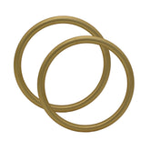 UNISOAR aluminium sling rings with 3inch large gold finish for durable DIY carriers