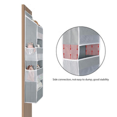 Univivi 4-Shelf Door Hanging Organizer side mesh pockets provide breathable storage.