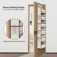 Univivi 6-tier organizer with mesh side pockets supports quick bottle access.