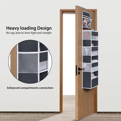 Univivi door-hanging organizer features 5 shelves for organized daily essentials.