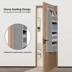 Univivi fabric pockets offer large-capacity storage for bottles and lotions.