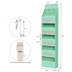 Univivi over-door organizer PVC pockets offer quick visibility of items