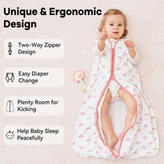 Unnivoll sleep sack features prewashing to reduce shrinkage.