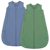 Unnivoll fleece baby sleep sack with plush dots for cozy bedtime