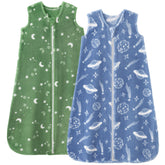 Unnivoll fleece sleep sack front view for cozy toddler warmth