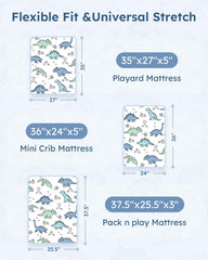 Unnivoll breathable microfiber sheet provides gentle, skin-friendly comfort during naps and playtime.