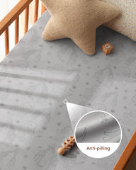 Unnivoll pack and play sheets with 5-inch pocket offering full mattress coverage