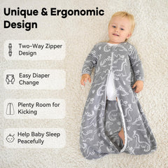 Unnivoll sleep-sack inner-plush-fleece highlights warm, skin-friendly texture.