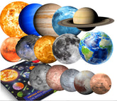 UNTOLD PLANETS glow planets ceiling stickers illuminate ceilings for magical nighttime space adventures.