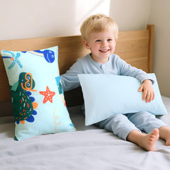 UOMNY dinosaur toddler pillowcase 14x19, comfy and easy to pack for trips
