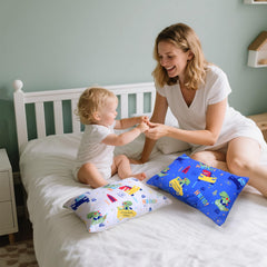 UOMNY toddler pillowcase envelope closure keeps hair tangle-free