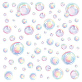 Uonlytech Bubble Wall Decal – enchanting undersea backdrop for mermaid-themed parties.