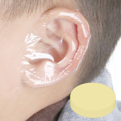 UOUYOO baby ear covers front view in package for quick bath-time protection