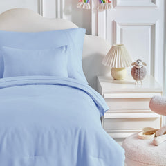 UOZZI Bedding fitted sheet 28x52x8 fits standard toddler bed snugly.