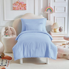 UOZZI Bedding flat top sheet 45x60 offers breathable cooling for toddlers.