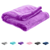 UOZZI Bedding all-season blanket, front view, ultra-soft touch for cozy naps.