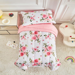 UOZZI BEDDING flower toddler comforter in a cozy nursery for restful sleep